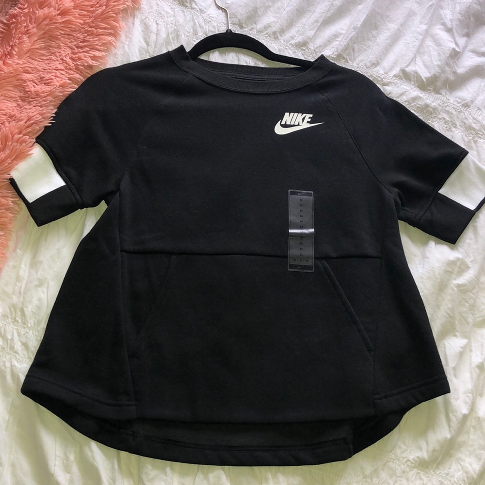 Nike flowy top.  Terry feel.  Super Cute.